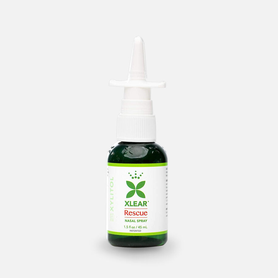 XLEAR Rescue Nasal Spray with Xylitol, Oregano, Eucalyptus, Tea Tree